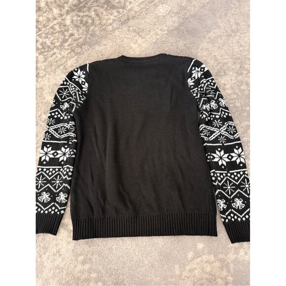 Pirate Skull Christmas Sweater Yo Ho Ho Ugly Men’s S Unisex - Picture 4 of 6